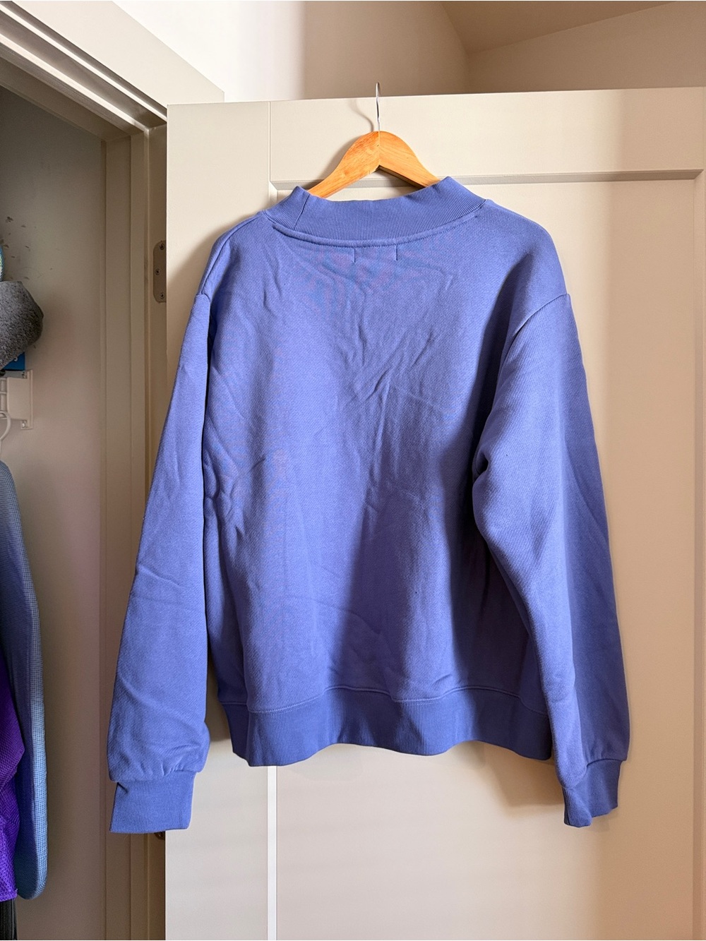 Parke High Tide Varsity Mockneck in Navy and Red - Picture 5 of 7